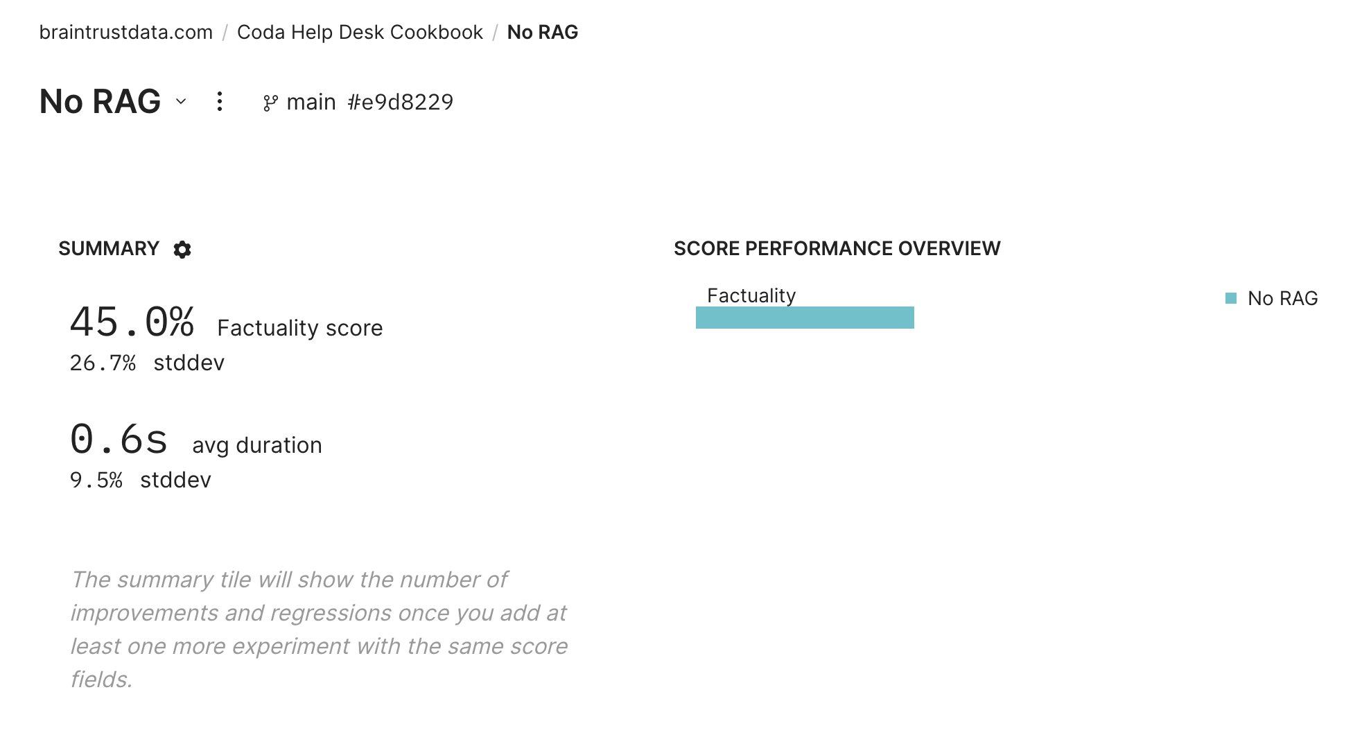 Baseline eval