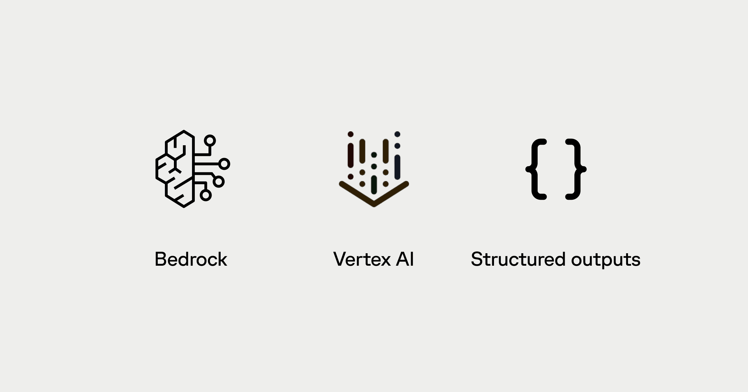 Bedrock, Vertex AI, and universal structured outputs