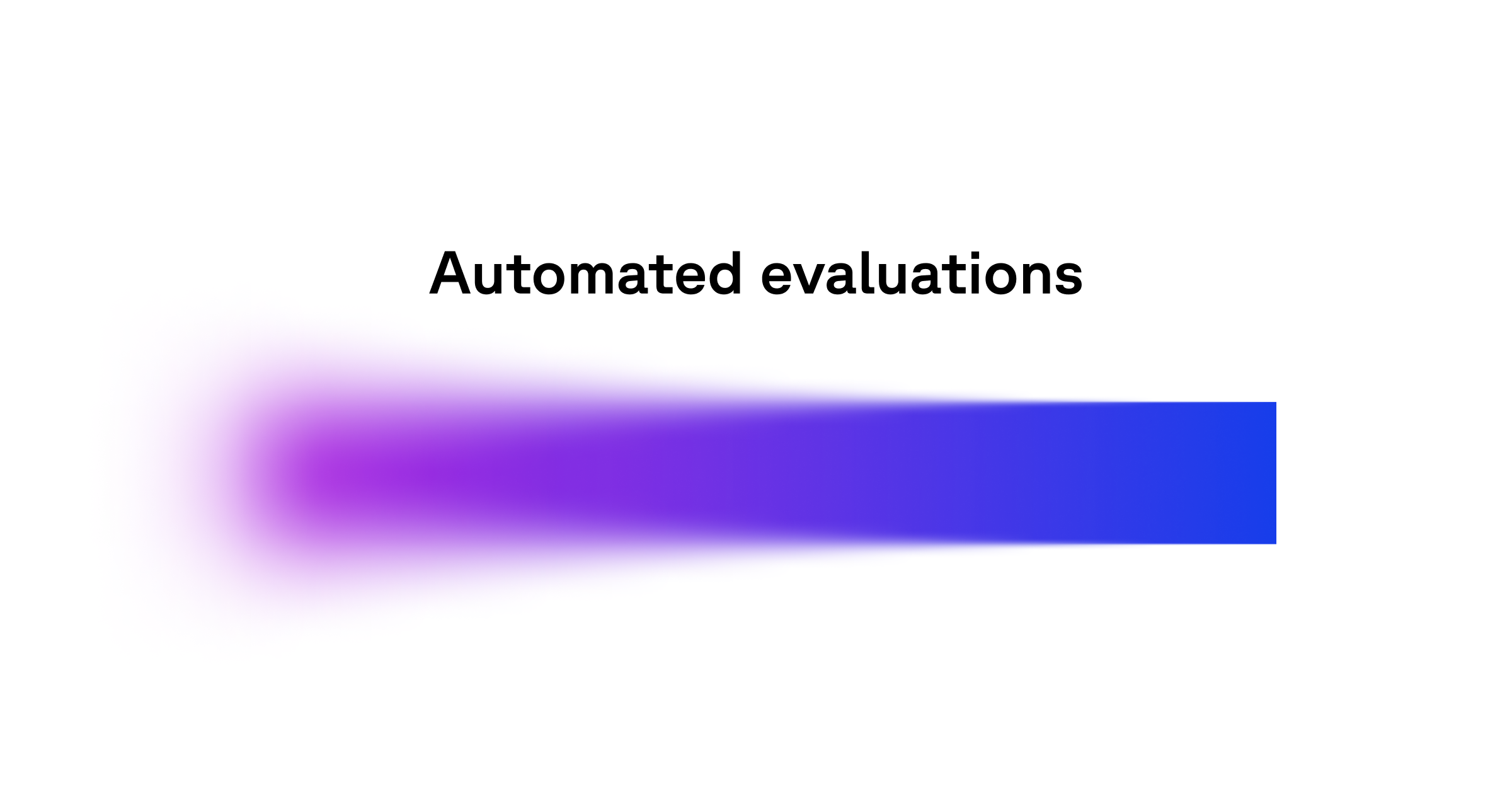 Getting started with automated evaluations (Header Image): An image of a rocketship taking off into AI enlightenment