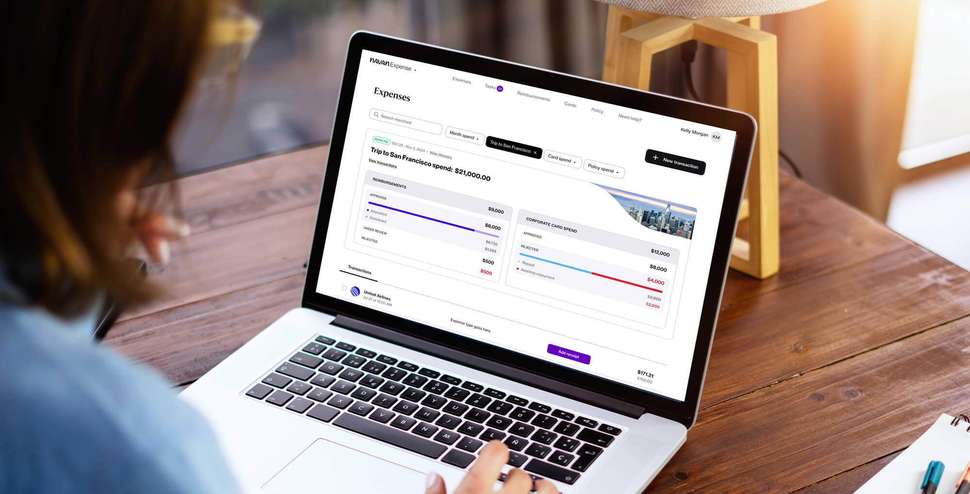 Navan travel desktop